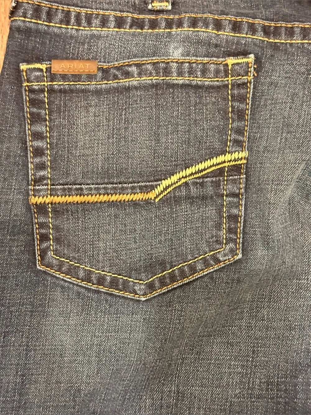 ARIAT MEN'S M7 ROCKER SUMMIT SLIM STRAIGHT STRETCH DENIM JEANS Size 36/34